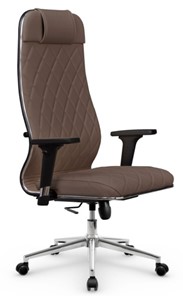 Офисное кресло Мetta L 1m 40M/2D Infinity Easy Clean (MPES) топган OMS, нижняя часть 17853 светло-коричневый в Биробиджане