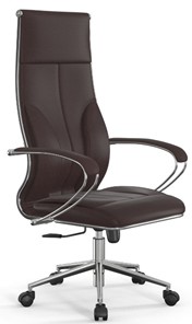 Офисное кресло Мetta L 1m 46/K Infinity Easy Clean топган OMS, нижняя часть 17853 темно-коричневый в Биробиджане