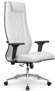 Кресло офисное МЕТТА L 1m 50M/2D Infinity Easy Clean топган OMS, нижняя часть 17853 белый в Биробиджане