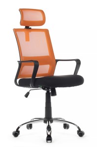 Кресло офисное RCH 1029HB, черный/оранжевый в Биробиджане