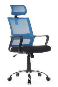 Компьютерное кресло RCH 1029HB, черный/синий в Биробиджане