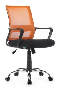 Кресло компьютерное RCH 1029MB, черный/оранжевый в Биробиджане