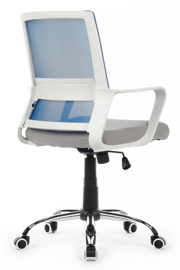 Компьютерное кресло RCH 1029MW, серый/синий в Биробиджане - изображение 3