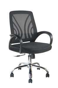 Кресло компьютерное Riva Chair 8099Е, Черный в Биробиджане