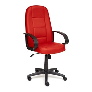 Компьютерное кресло СН747 кож/зам, красный, арт.7707 в Биробиджане