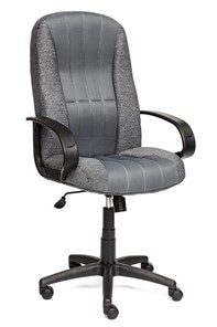 Компьютерное кресло СН833 ткань/сетка, серая/серая, арт.10327 в Биробиджане