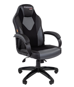 Кресло компьютерное CHAIRMAN GAME 17, цвет черный / серый в Биробиджане