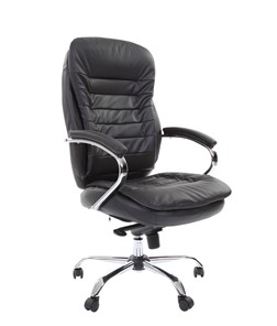 Офисное кресло CHAIRMAN 795 кожа, цвет черный в Биробиджане