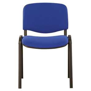 Офисный стул Brabix Iso CF-005 (черный каркас, ткань синяя с черным) 531974 в Биробиджане