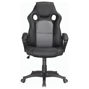 Офисное кресло Brabix Rider Plus EX-544 КОМФОРТ (экокожа, черное/серое) 531582 в Биробиджане