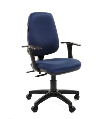 Компьютерное кресло CHAIRMAN 661 Ткань стандарт 15-03 синяя в Биробиджане - изображение