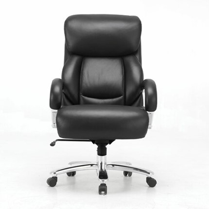 Кресло офисное Brabix Premium Pride HD-100 (натуральная кожа, черное) 531940 в Биробиджане - изображение