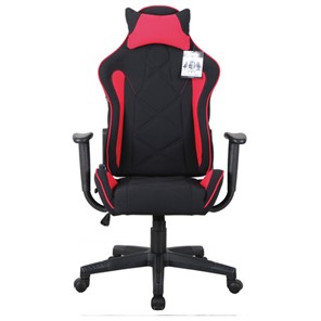 Офисное кресло Brabix GT Racer GM-100 (подушка, ткань, черное/красное) 531820 в Биробиджане