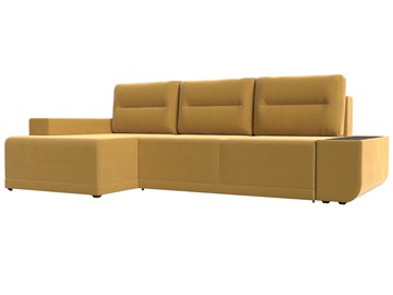 Угловой диван Чикаго, Желтый (микровельвет) в Биробиджане
