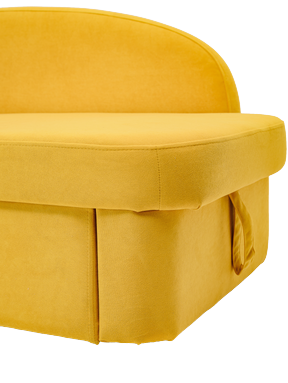 Мягкий диван левый Тедди желтый в Биробиджане - изображение 3