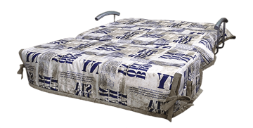 Прямой диван Аккордеон с боковинами, спальное место 1400 в Биробиджане - предосмотр 1