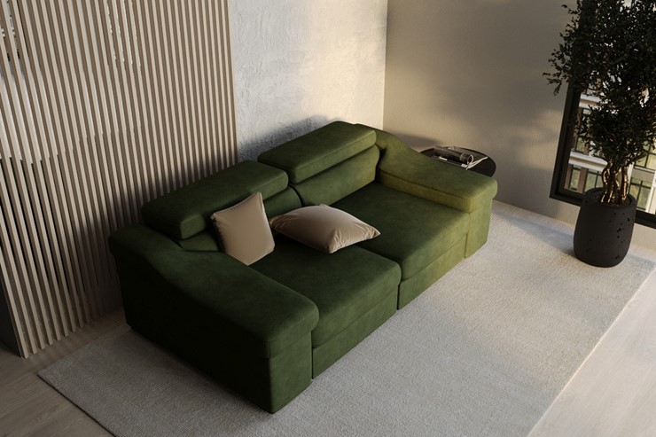 Прямой диван Мюнхен с выкатным механизмом в Биробиджане - изображение 9