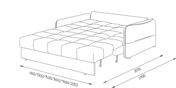 Прямой диван Токио 2 130 (ППУ) в Биробиджане - предосмотр 8