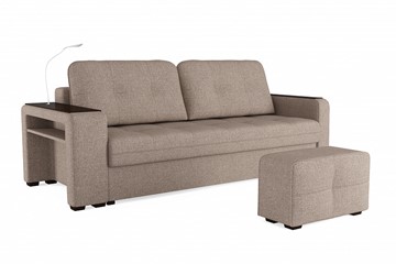 Прямой диван Smart 4(Б4-3т-Б3), Шерлок 932 в Биробиджане
