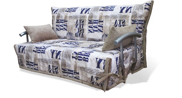 Прямой диван Аккордеон с боковинами, спальное место 1400 в Биробиджане - изображение