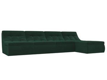 Модульный раскладной диван Холидей, Зеленый (велюр) в Биробиджане