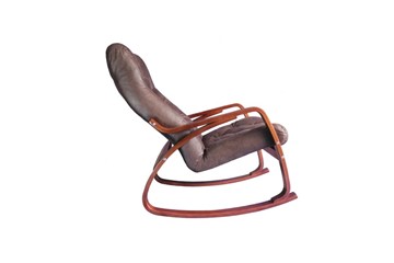 Кресло-качалка Гранд, замша шоколад в Биробиджане - предосмотр 1
