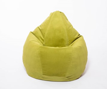 Кресло-мешок Груша малое, велюр однотон, травянное в Биробиджане - предосмотр 1