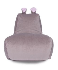 Кресло-мешок Бегемот кофе/розовый в Биробиджане