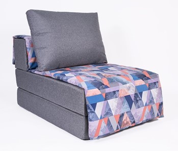 Бескаркасное кресло-кровать Харви, серый - сноу деним в Биробиджане