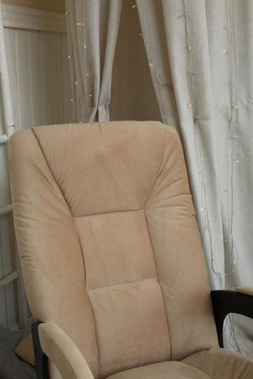 Кресло-качалка Леон маятниковая, ткань AMIGo песок 29-Т-П в Биробиджане - изображение 7