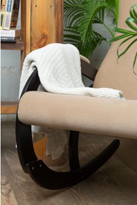 Кресло-качалка в гостиную Корсика, ткань Amigo Beige 34-Т-AB в Биробиджане - предосмотр 5