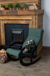 Кресло-качалка Корсика, ткань Amigo Green 34-Т-AG в Биробиджане - предосмотр 7