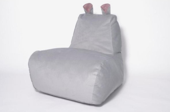 Кресло-мешок Бегемот серый в Биробиджане - изображение