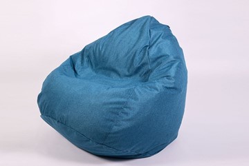 Кресло-мешок Юниор, рогожка синий в Биробиджане