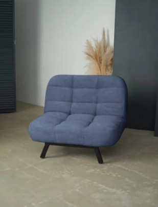 Кресло для сна Абри опора металл (синий) в Биробиджане - изображение 8