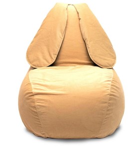Кресло-мешок Зайка (длинные уши), желтый в Биробиджане
