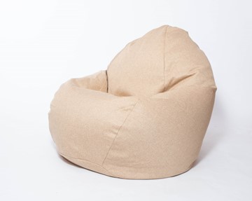 Кресло-мешок Макси, рогожка, 150х100, песочное в Биробиджане - предосмотр