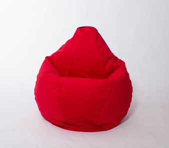 Кресло-мешок Груша большое, велюр однотон, красное в Биробиджане - предосмотр 2