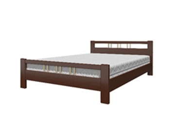 Спальная кровать Вероника-3 (Орех) 160х200 в Биробиджане