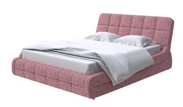 Двуспальная кровать Corso-6 140x200, Рогожка (Levis 62 Розовый) в Биробиджане
