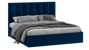 2-спальная кровать Эмбер тип 1 (Велюр Confetti Blue) в Биробиджане
