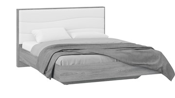 Кровать Миранда тип 1 (Дуб Гамильтон/Белый глянец) в Биробиджане