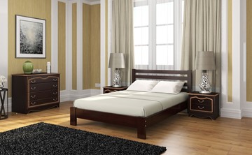 Спальная кровать Вероника (Белый Античный) 160х200 в Биробиджане - предосмотр 4