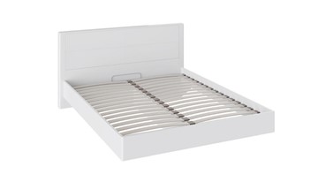 Кровать 2-х спальная Наоми 1600, цвет Белый глянец СМ-208.01.01 в Биробиджане