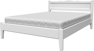 Кровать двуспальная Карина-7 (Белый Античный) 160х200 в Биробиджане