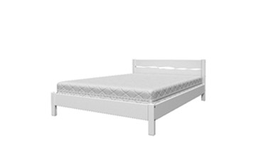 Спальная кровать Вероника-5 (Белый Античный) 90х200 в Биробиджане