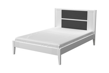 Кровать полутороспальная Бетти из массива сосны (Белый Античный) 160х200 в Биробиджане - предосмотр