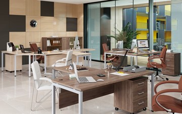 Комплект офисной мебели Xten S 1 - один стол с приставным брифингом в Биробиджане - предосмотр