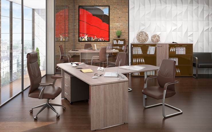 Комплект офисной мебели Xten для начальника отдела в Биробиджане - изображение