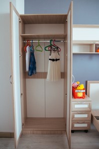 Детский 2-дверный шкаф Остин М02 в Биробиджане - предосмотр 3